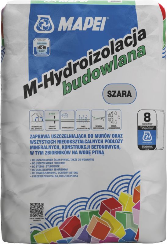 M-Hydroisoleringsmørtel Mapei 25 kg