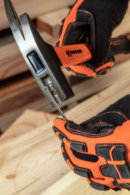 NEO TOOLS tømrerhammer 600 g i orange, 1 stk.