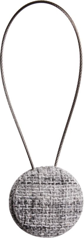 Dekorativ magnet 93 lysgrå