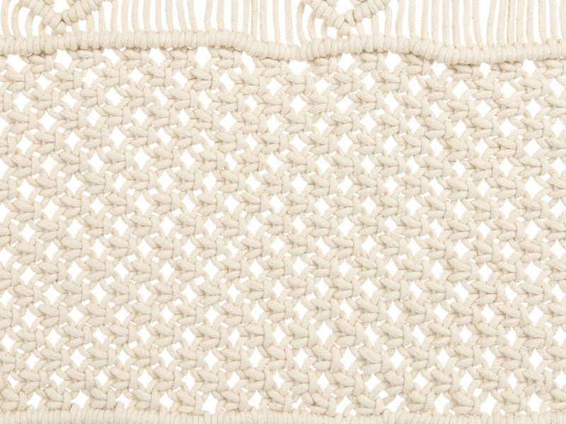 Lahri vægmakrame i bomuld beige 1 stk.