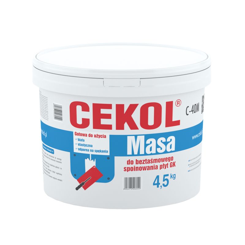 Cekol C-40M 4,5 kg spartelmasse til sømløs samling af gipsplader