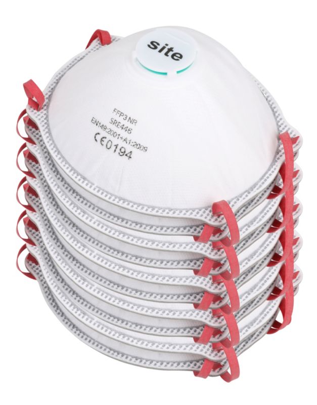 Site FFP3 beskyttelsesmaske 10 stk.