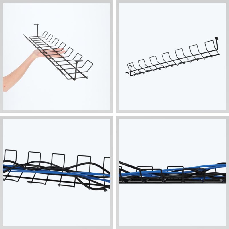 Kabelskjuler KADAX Organizer til Under Bordplade 72 cm, 1 stk.