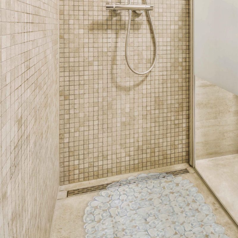 Sepio gennemsigtig skridsikker bademåtte, 1 stk.