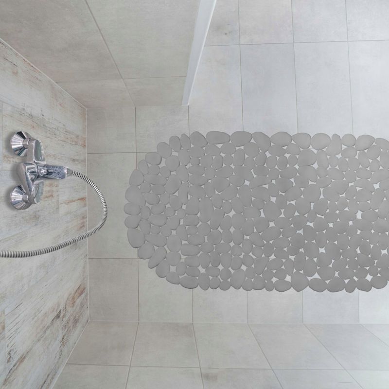 Sepio grå skridsikker badeværelsesmåtte, 1 stk.