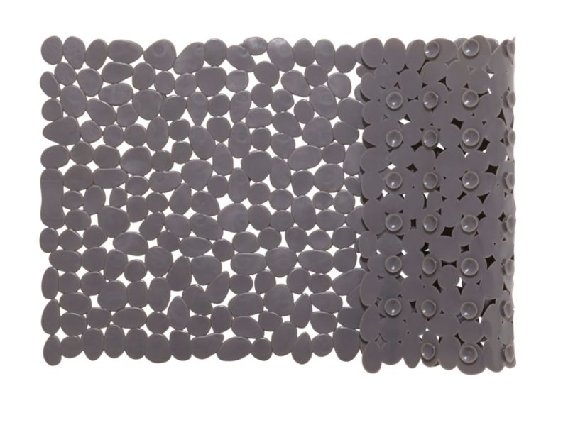 GoodHome Koros bademåtte til badekar 40 x 70 cm antracit