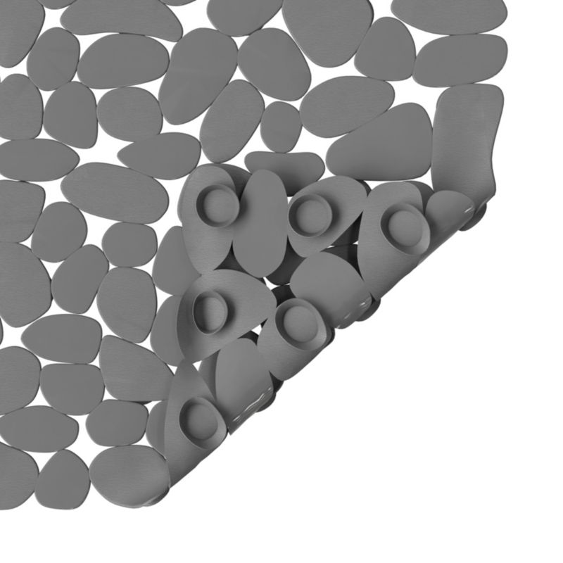 GoodHome Koros bademåtte til brusebad 55 x 55 cm antracit