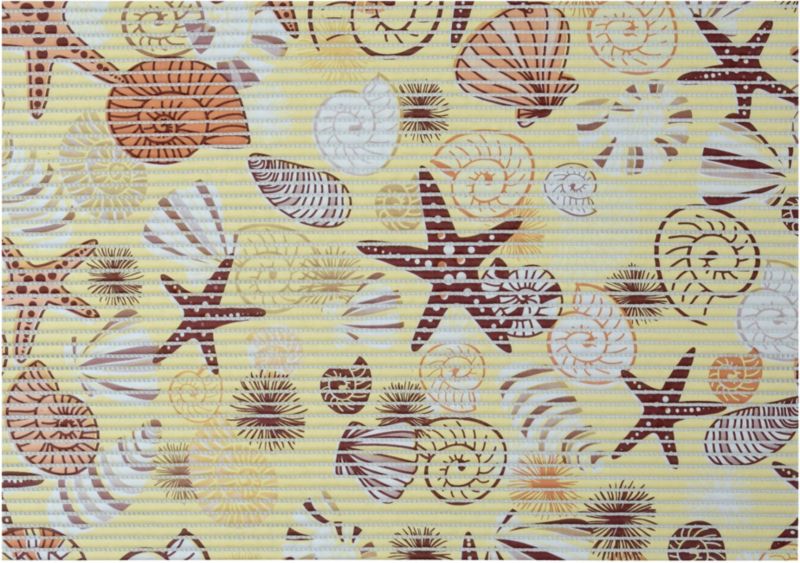 Bisk skummåtte 65 x 45 cm multifarvet