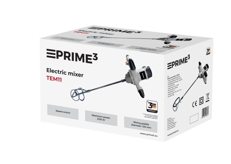 Elektrisk mixer PRIME3 1050 W TEM11, 1 stk.