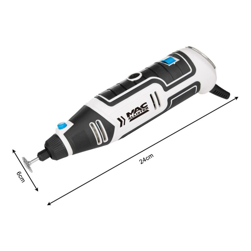 MacAllister minisliber 130 W med 213 tilbehørsdele