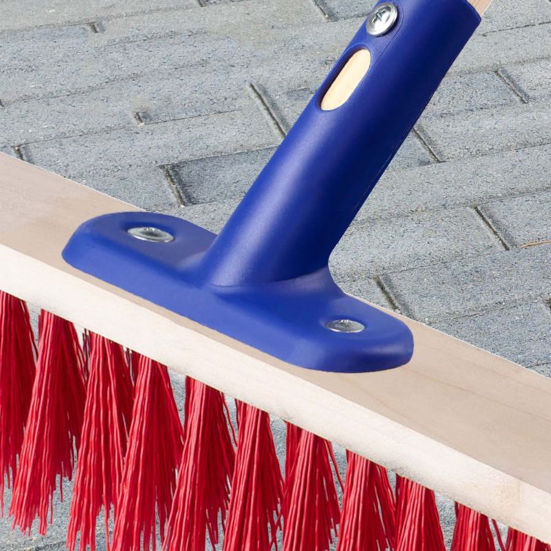 KADAX gadefejebørste 80 cm med nylon og 160 cm skaft – bred kost