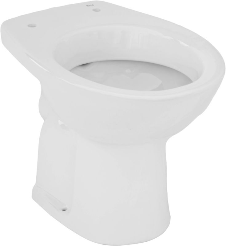 Fritstående Roca Adele toilet skål med vandret afløb