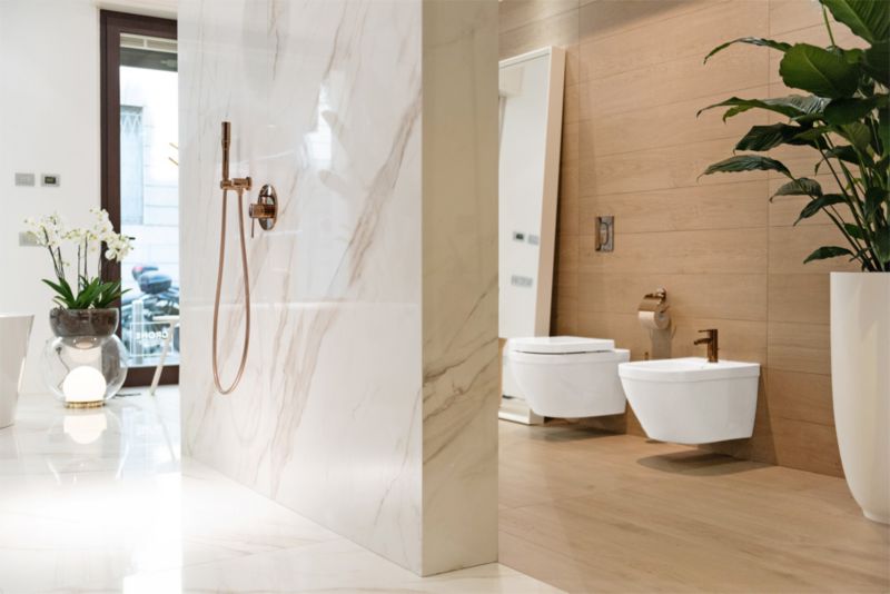 Grohe Vortex væghængt rimless toilet med duroplast soft-close sæde