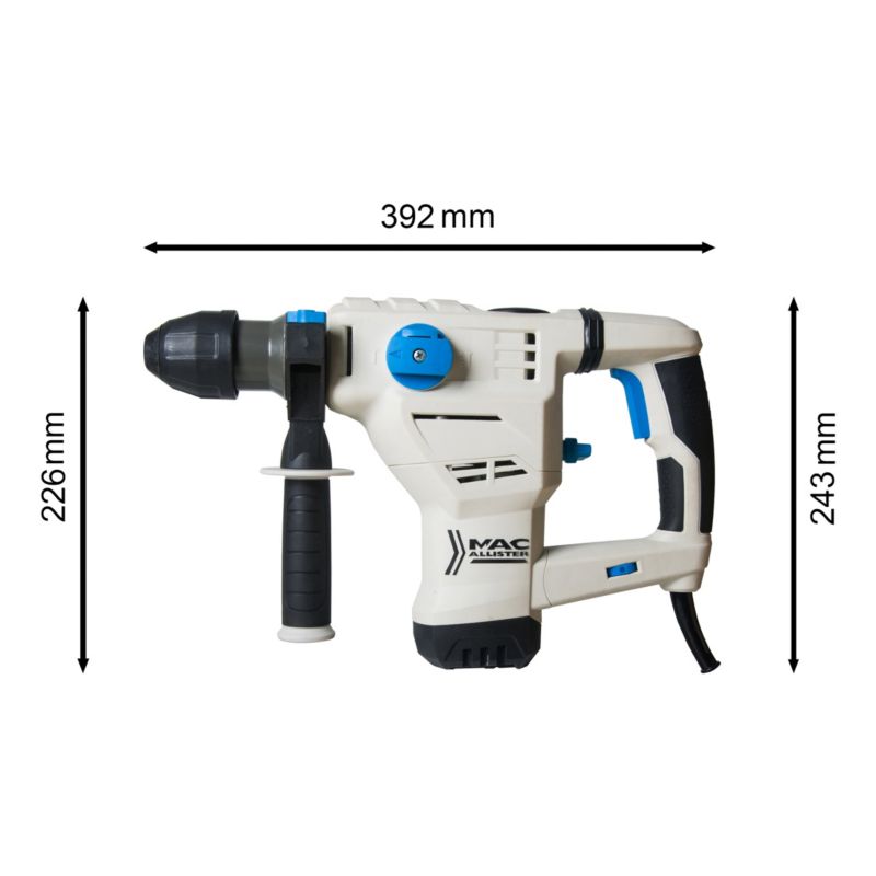 MacAllister SDS plus borehammer 1250 W sæt