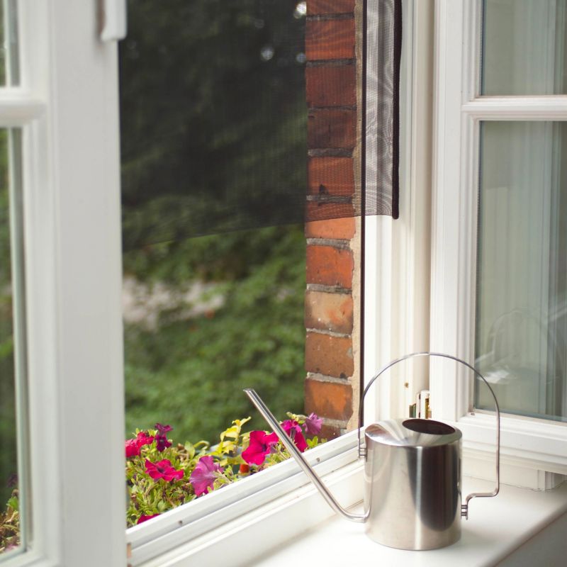 Rullegardin myggenet Tesa 1,3 x 1,5 m sort