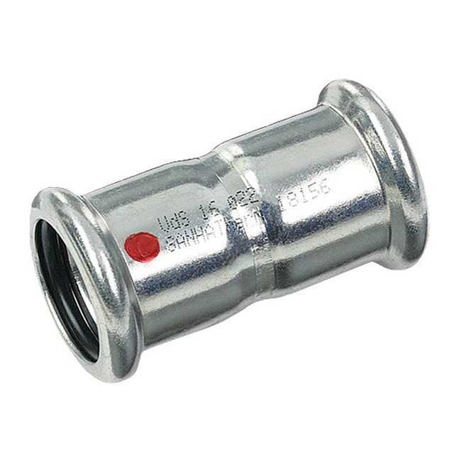 Sanha stålmuffe 15 mm