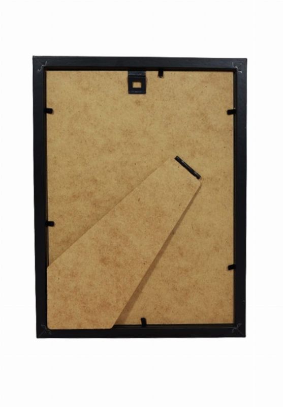 Multiramme BD art Basic 17x23 passe-partout til 2 billeder 10x15 sort 1 stk.