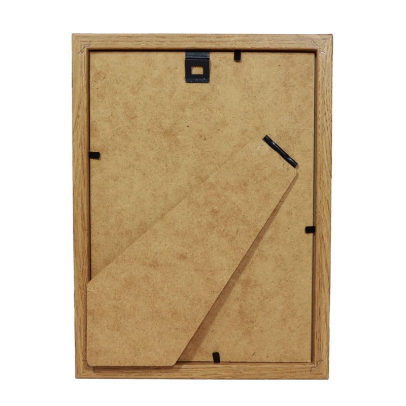 Multiramme BD art Basic 17x23 passepartout til 2 billeder 10x15 i egetræ, 1 stk.