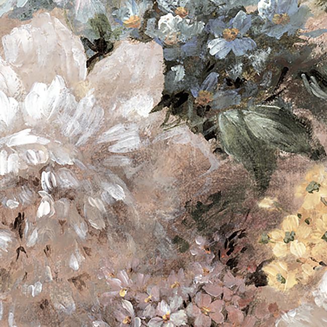 Vinylmural på nonwoven GoodHome Verdi blomster lys rosa