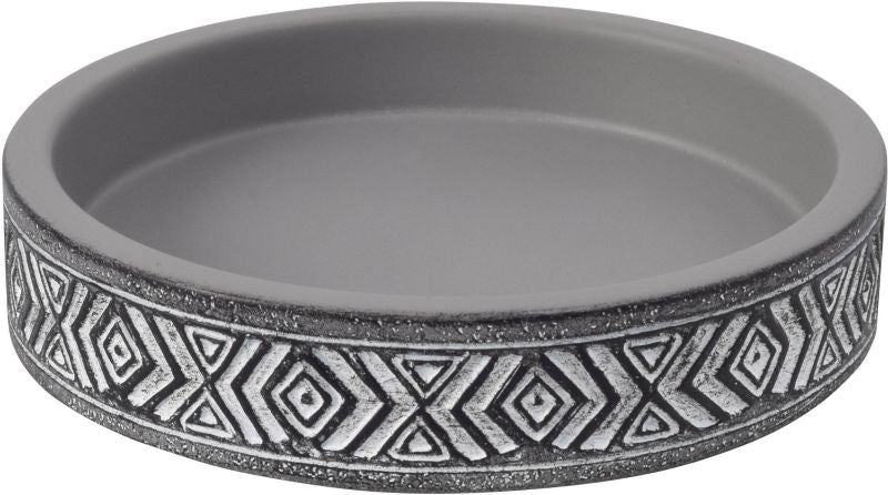Sæbeskål Keramik 106x106 mm Grå Mat