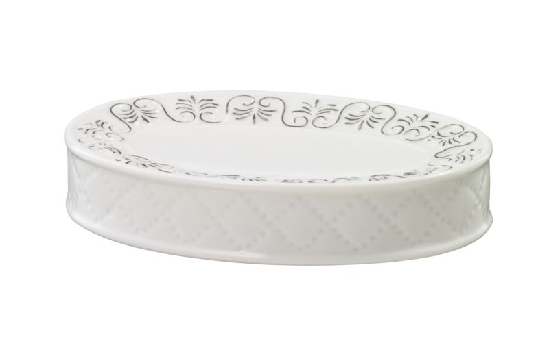 Mydelniczka Castello Hvid Keramik Fritstående