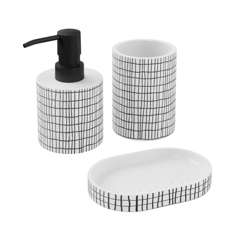 GoodHome Blenny sæbedispenser i hvid og sort