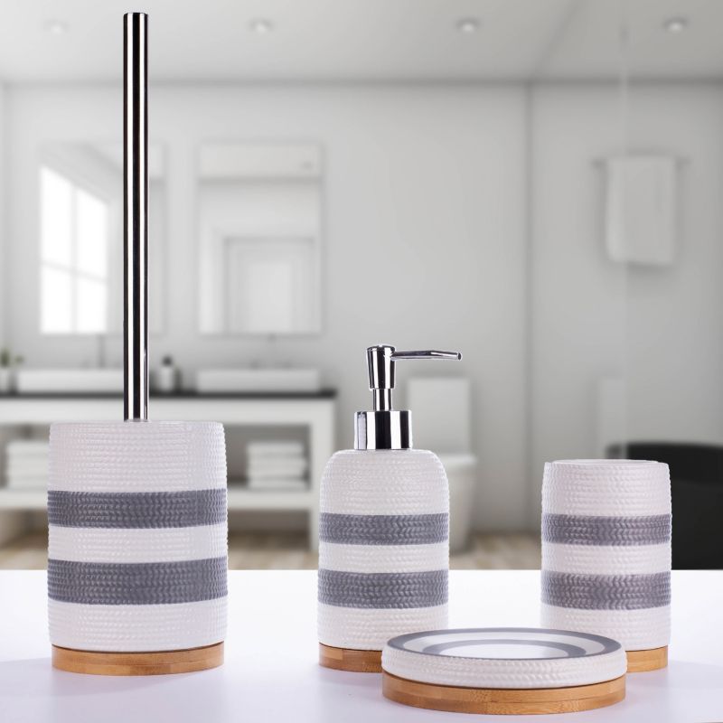 Sepio Oslo sæbeskål i hvid-grå