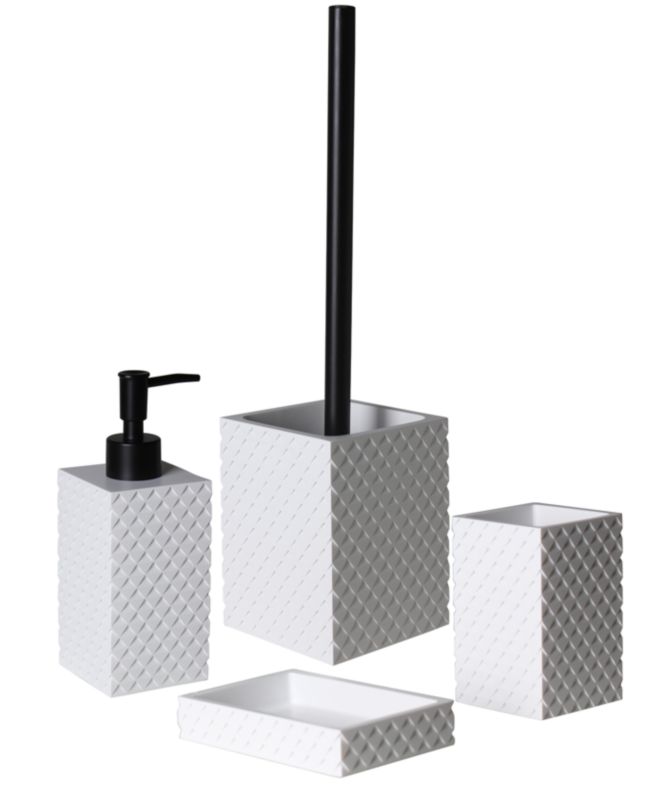 Keramisk Sæbeskål Armo Hvid 12,5 x 8,5 cm