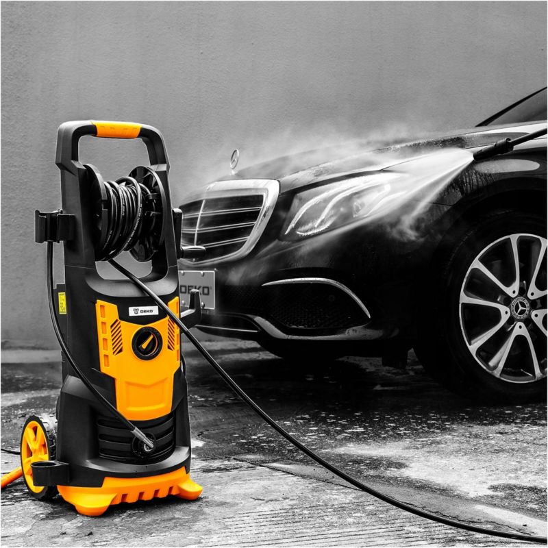 DEKO højtryksrenser 165 bar 2200 W komplet sæt