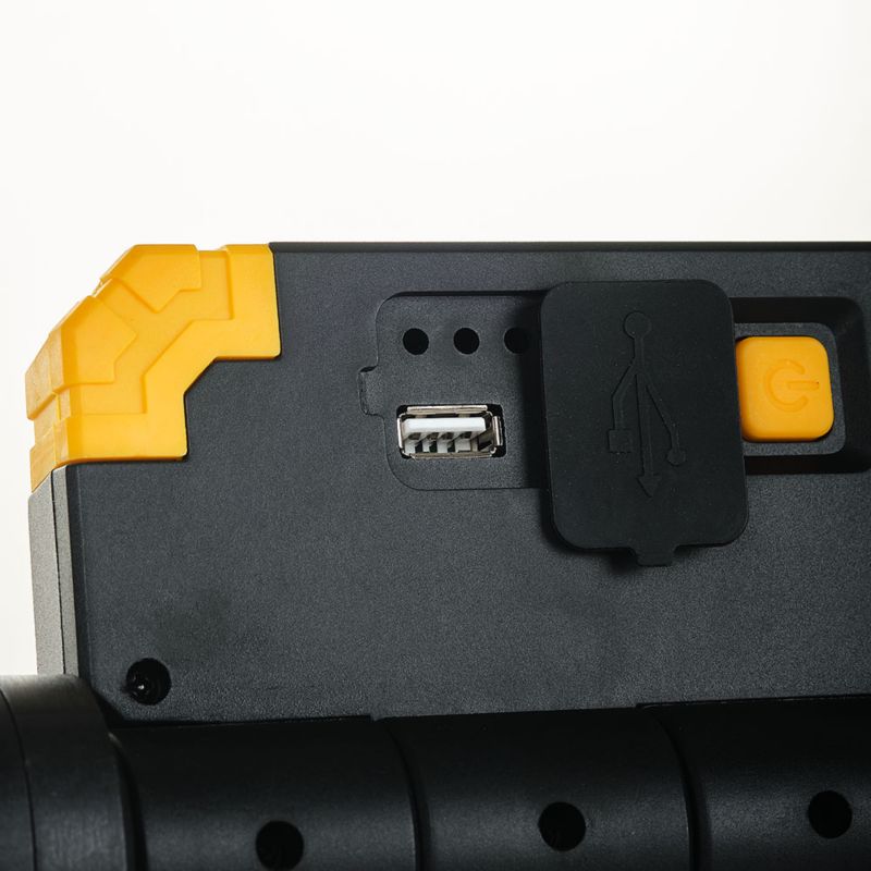 LED-projektør Germina 20W 1200 lm med 5000mAh batteri og powerbank - 1 stk.