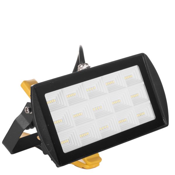 LED-arbejdslampe Germina 45W med clips og spiralformet kabel, 1 stk.