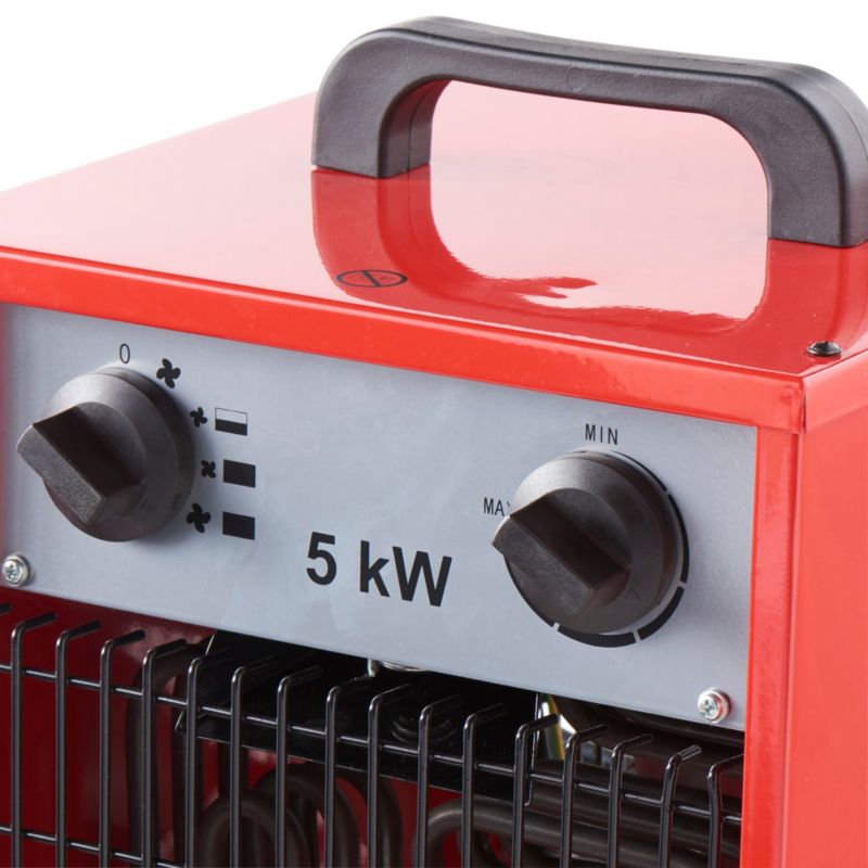 Elektrisk varmeblæser 5 kW