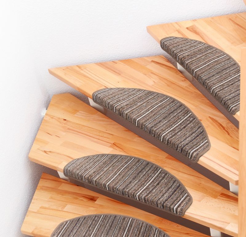 Trappetrinsoverlag Colora 65 x 24 cm brun