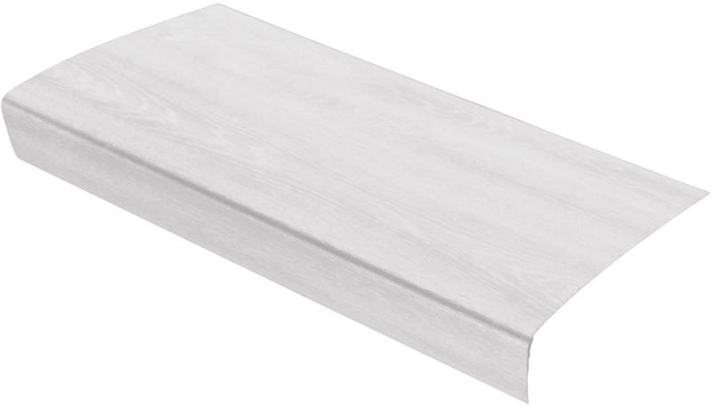 Plastiking parapetoverlæg 38 x 300 cm blegnet eg