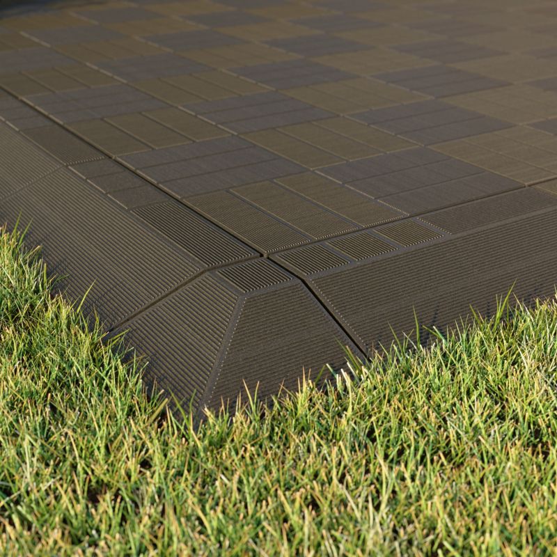 GoodHome Angara hjørnesektion i brun