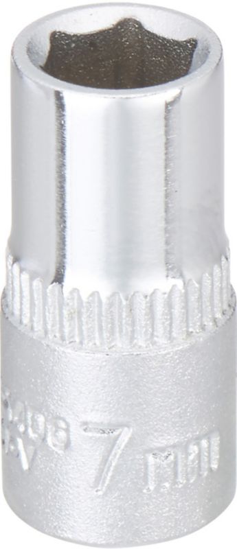 Kort Yato 6-kantet topnøgle 1/4" 7 mm