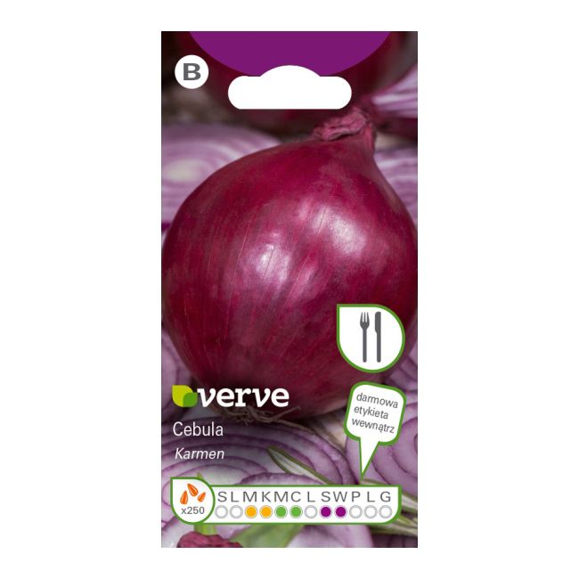 Frø til rød løg Karmen Seed Verve