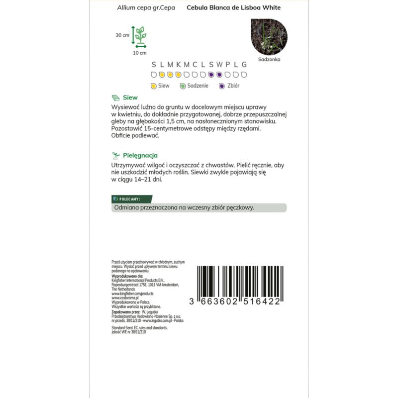 Frø til løg White Lisbon Verve