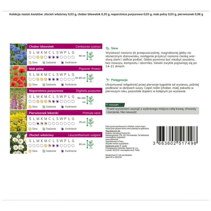 Verve-kollektion med vilde blomsterfrø