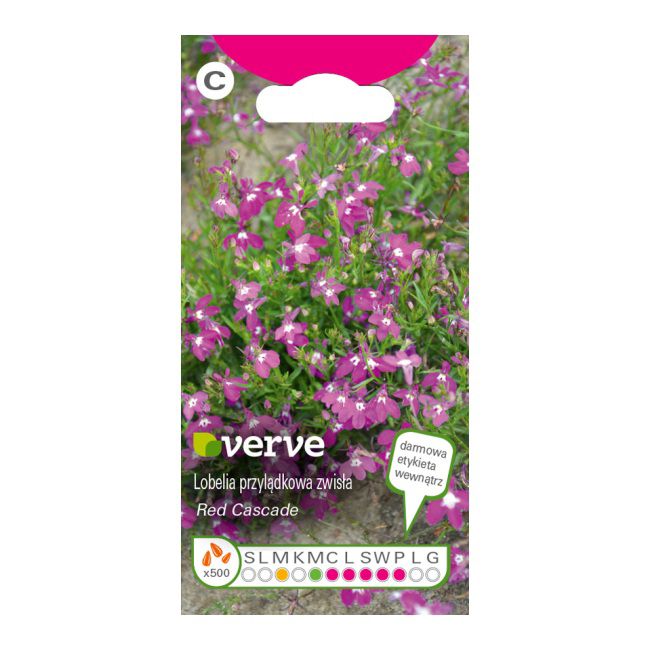 Lobeliafrø Red Cascade Verve