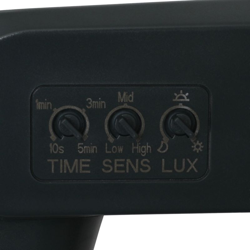 GoodHome projektør med bevægelsessensor 2 x 10 W IP44 grafitgrå