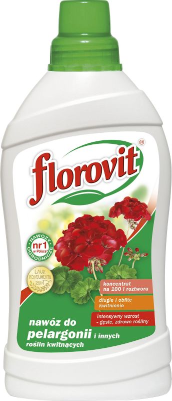 Flydende Florovit gødning til pelargonier 1 kg