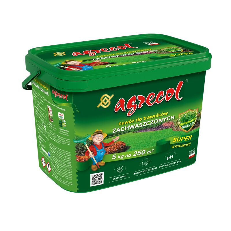 Gødning til ukrudtsplagede græsplæner Agrecol 5 kg