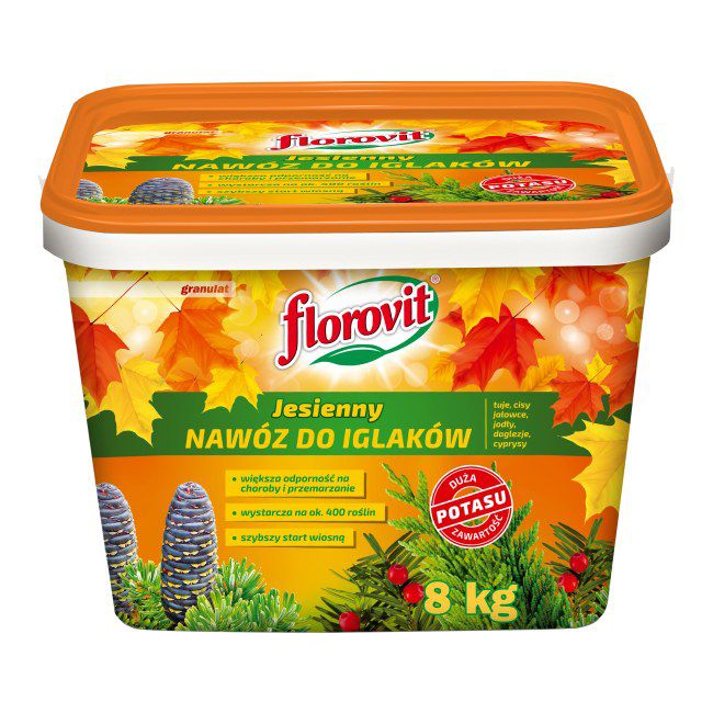 Efterårsgødning til nåletræer Florovit 8 kg