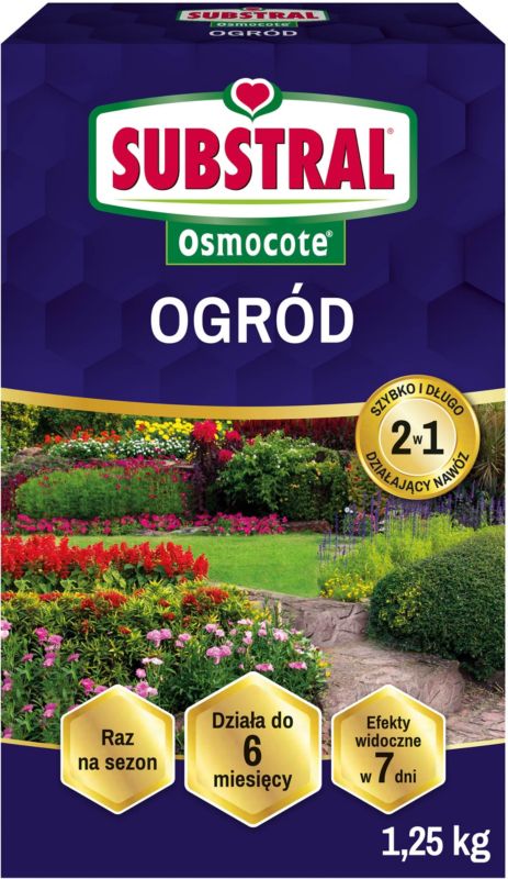 Substral Osmocote 2 i 1 Havegødning 1,25 kg