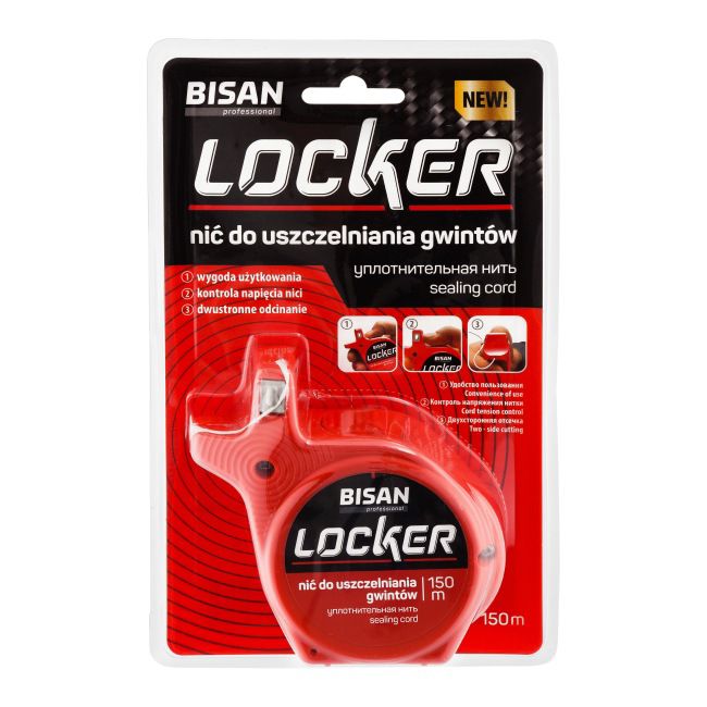 Bisan Locker tætningsgarn til gevind, 30 m