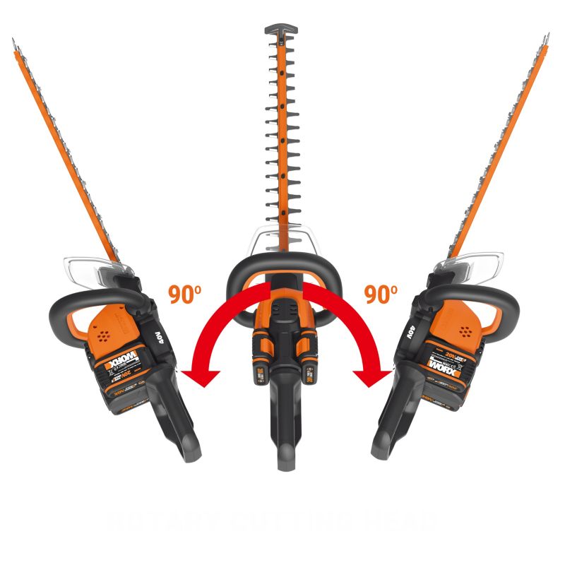 Worx Pro WG284E akku-hækkeklipper 2 x 20 V 60 cm