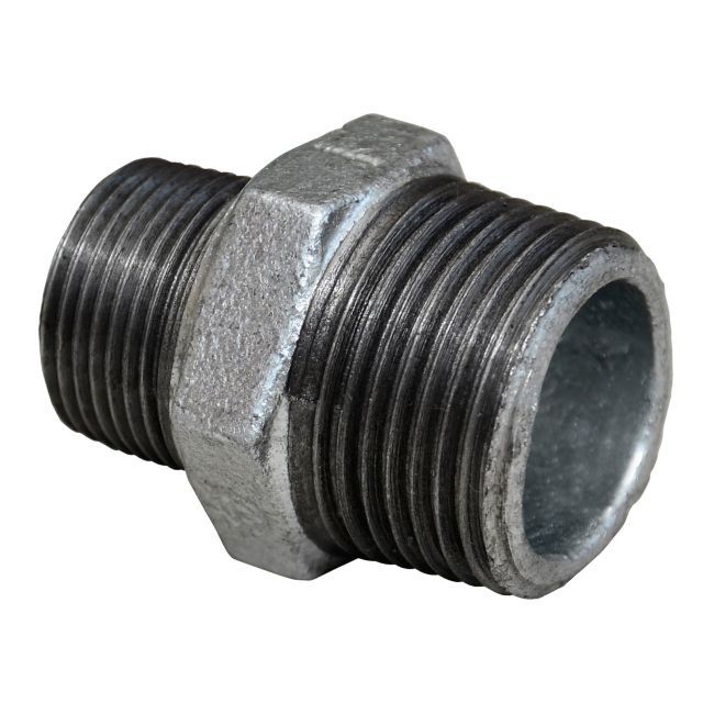 Galvaniseret reduktionsnippel ErE 3/4" x 1/2"