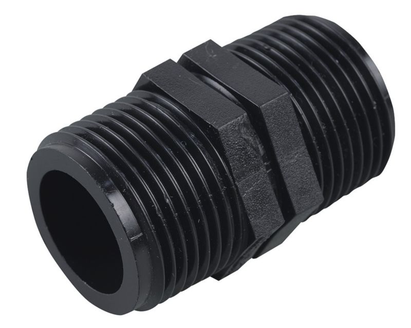 Greenmill nippel med udvendigt gevind 3/4" til 3/4"