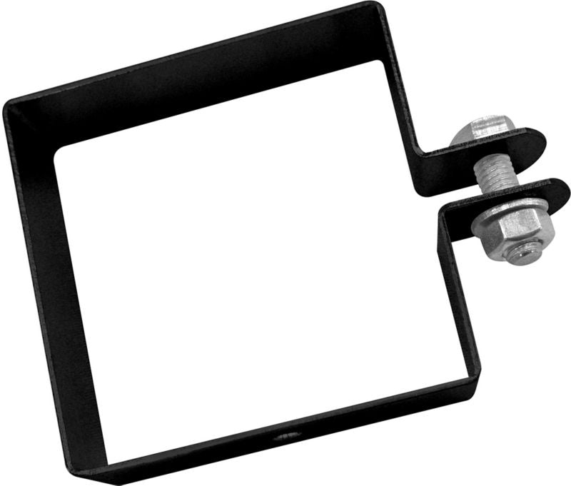 Klamme til stolpe 10 x 10 galvaniseret RAL 9005